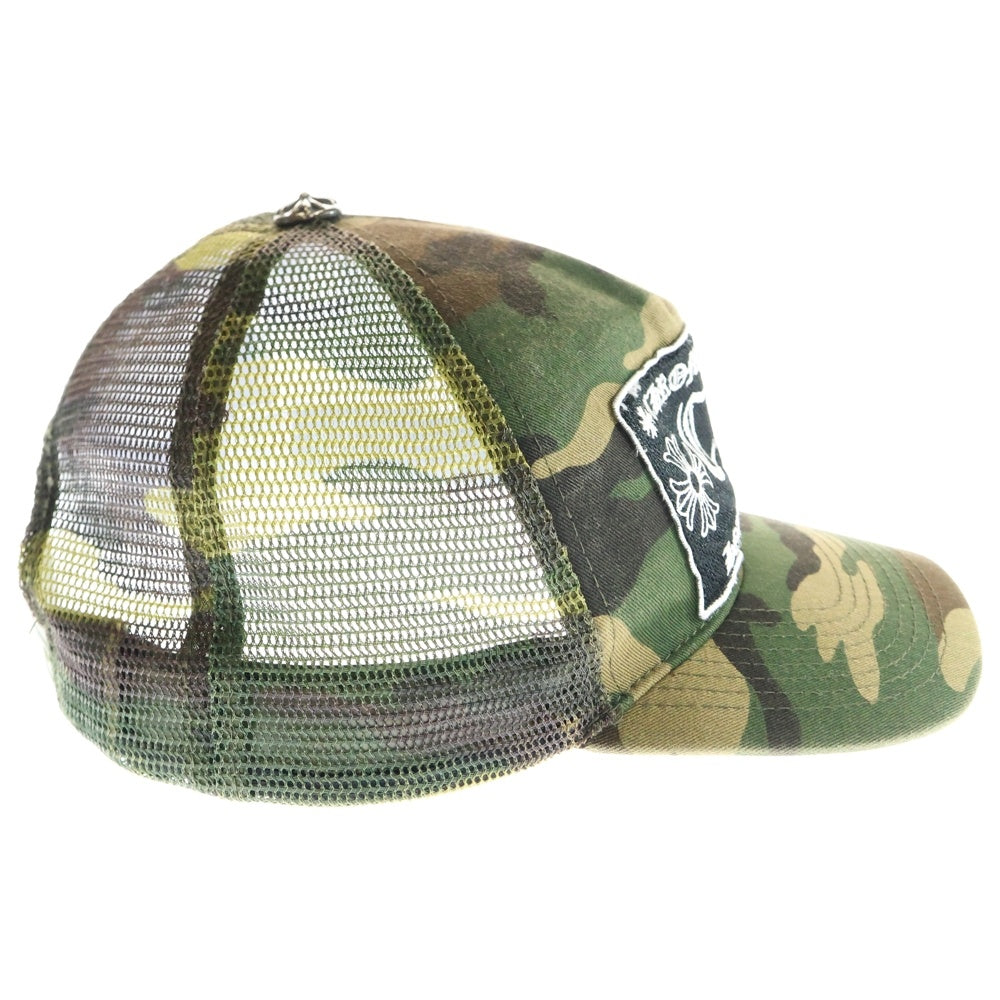 CHROME HEARTS(クロムハーツ) OLD TRUCKER CAP CHパッチ メッシュトラッカーキャップ 帽子 カーキ
