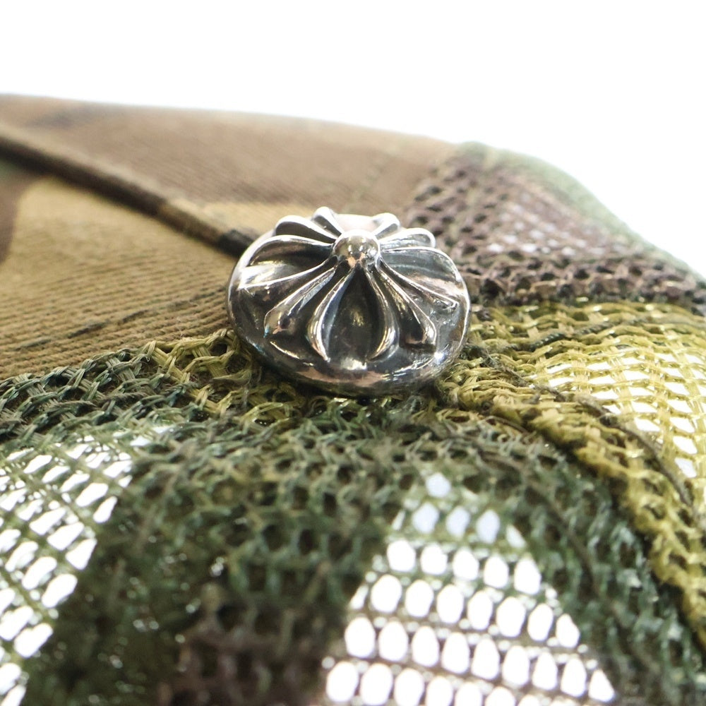 CHROME HEARTS(クロムハーツ) OLD TRUCKER CAP CHパッチ メッシュトラッカーキャップ 帽子 カーキ