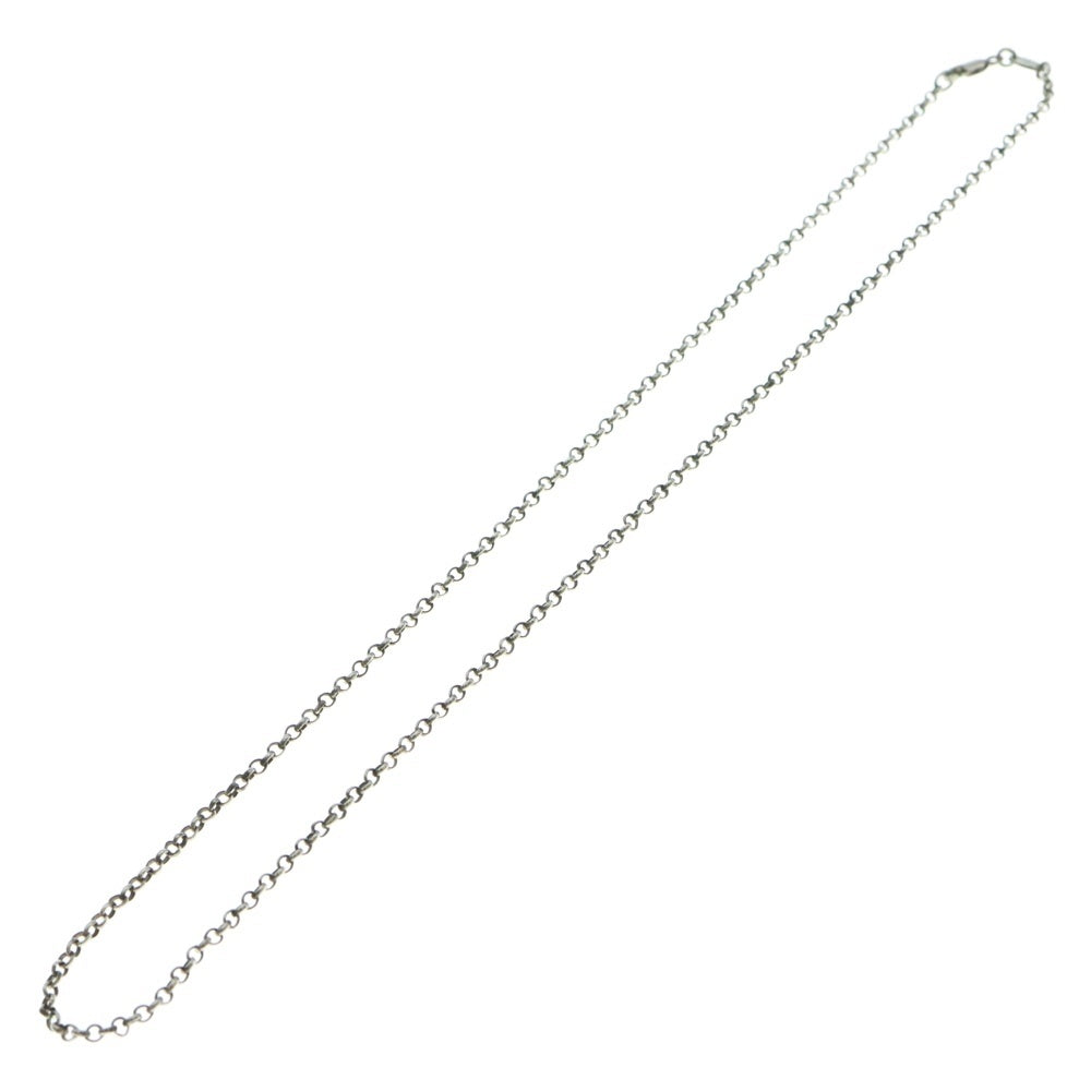CHROME HEARTS(クロムハーツ) NECKCHAIN R18 ロールチェーンネックレス 18inch シルバー BCA083