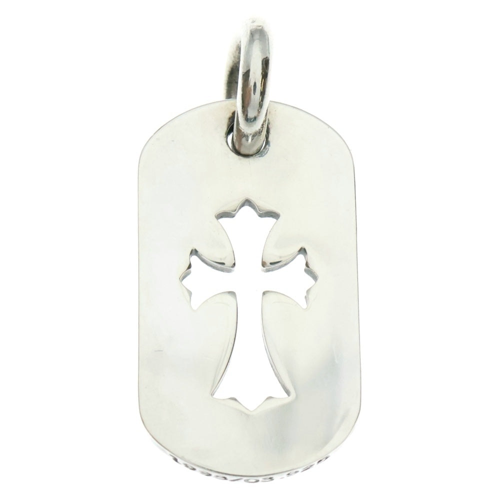 CHROME HEARTS(クロムハーツ) D TAG SML CO CRS カットアウトクロスドッグタグ スモール ペンダントトップ シルバー BCA242