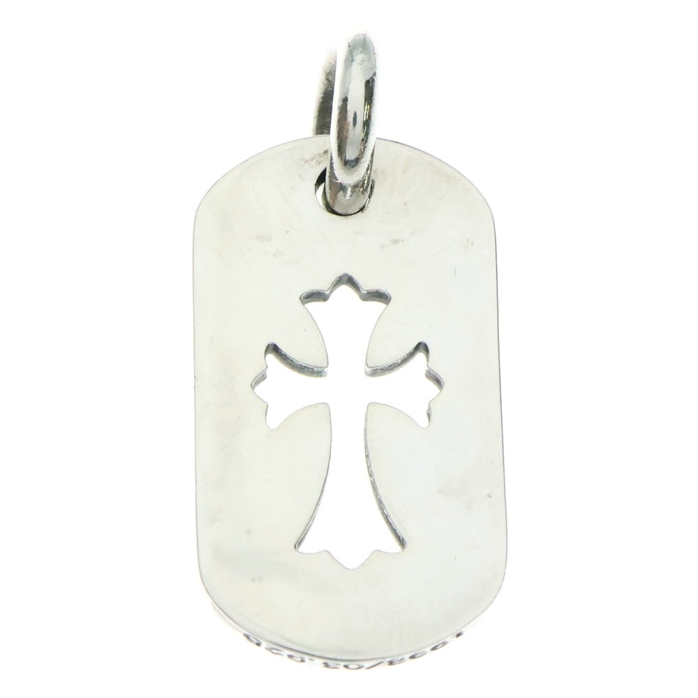 CHROME HEARTS(クロムハーツ) D TAG SML CO CRS カットアウトクロスドッグタグ スモール ペンダントトップ シルバー BCA242