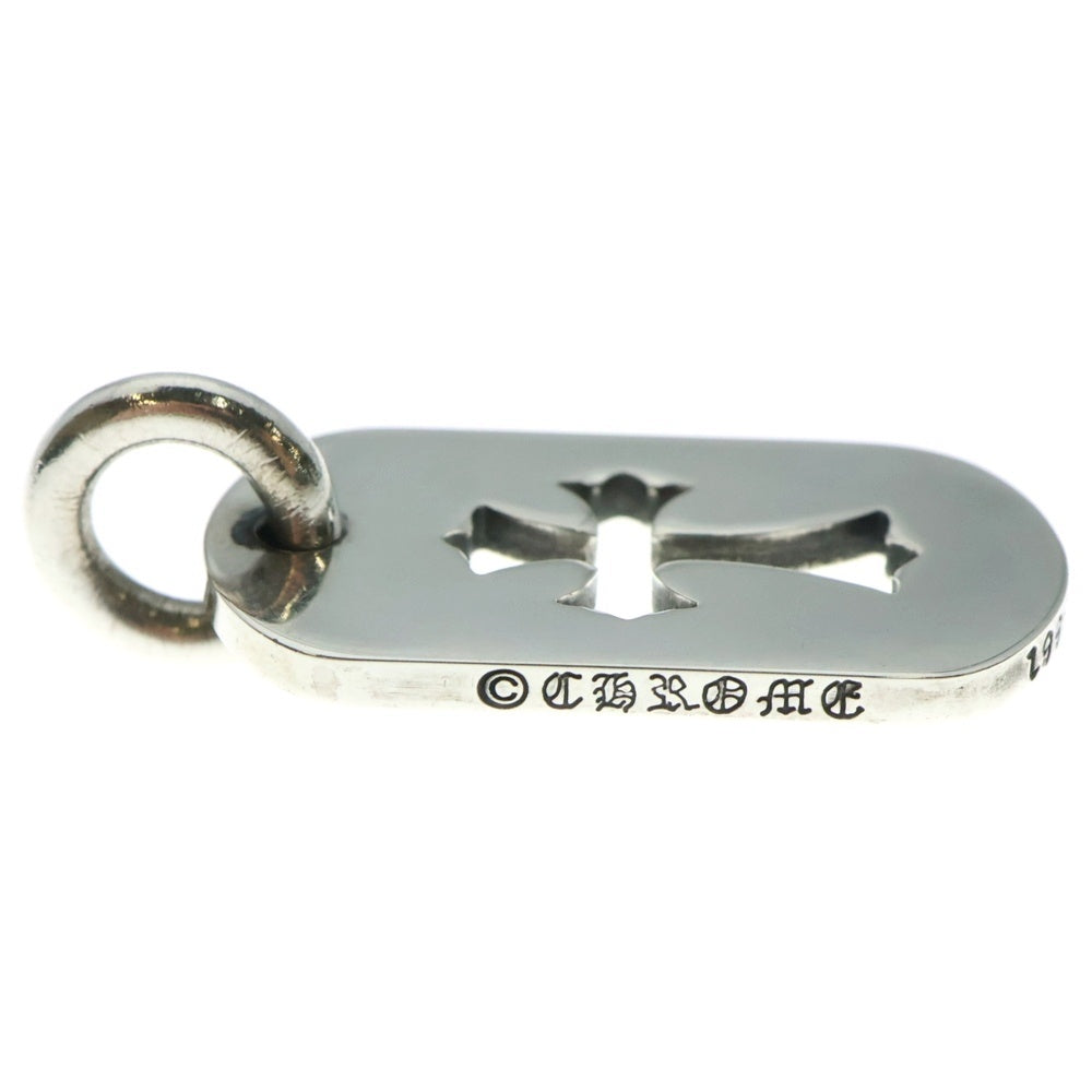 CHROME HEARTS(クロムハーツ) D TAG SML CO CRS カットアウトクロスドッグタグ スモール ペンダントトップ シルバー BCA242