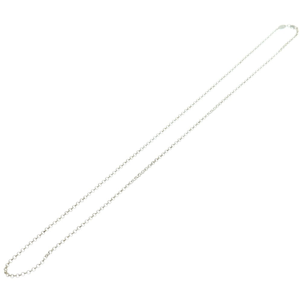 CHROME HEARTS(クロムハーツ) NECKCHAIN R24 ロールチェーンネックレス 24inch シルバー BCA085
