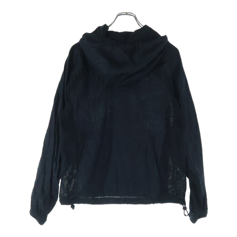 NIKE(ナイキ) ×STUSSY U NRG LINEN JACKET HOODIE ステューシー リラックスフィット リネン ジャケット ブラック FZ5751-010