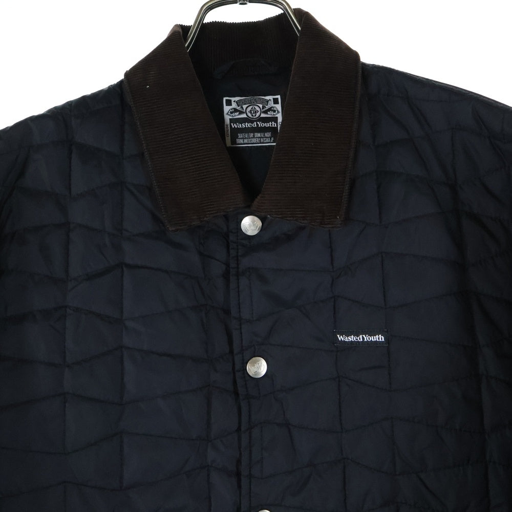HUMAN MADE(ヒューマンメイド) 24AW QUILT PUFF JACKET キルティング パファー フライトジャケット ブラック WY28JK004