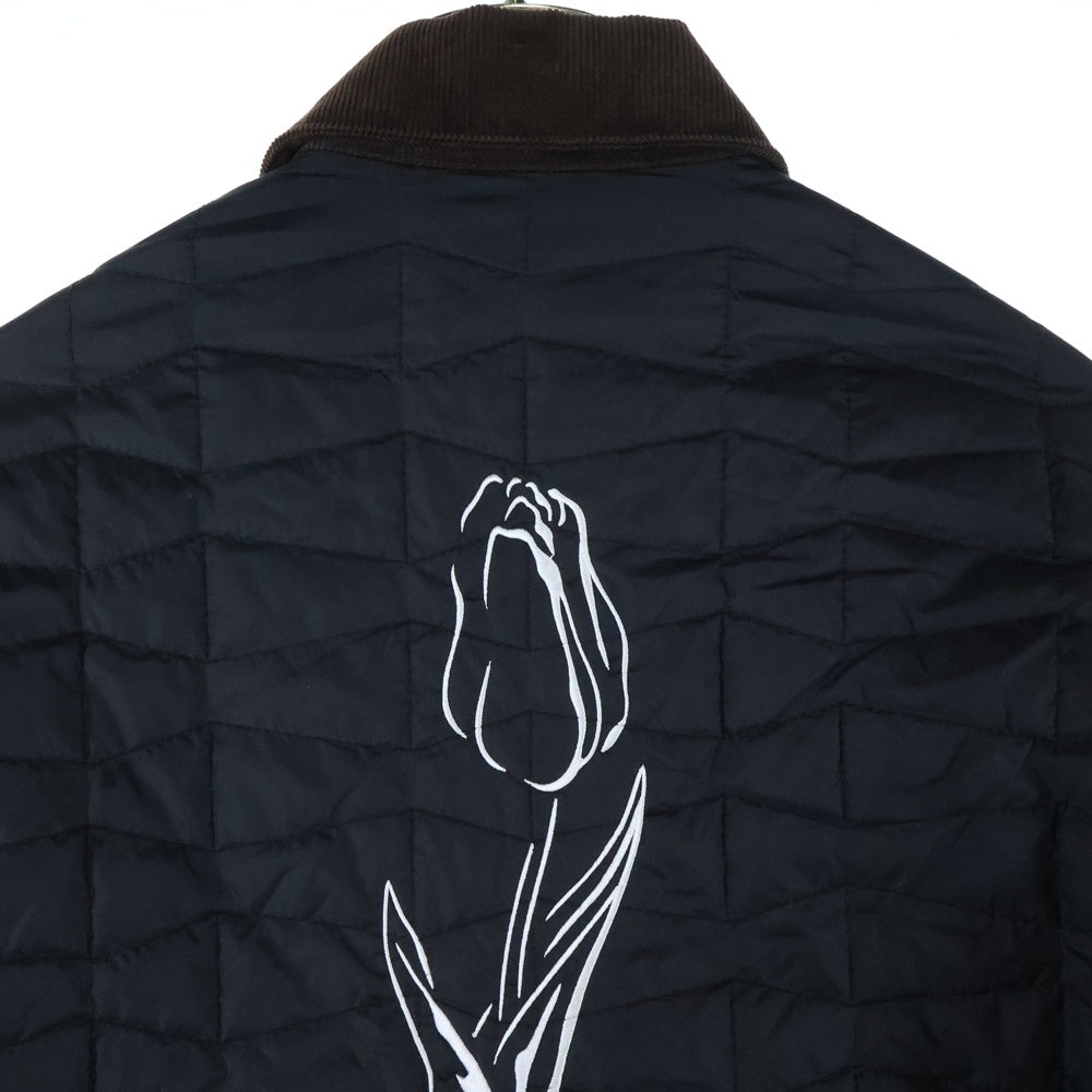HUMAN MADE(ヒューマンメイド) 24AW QUILT PUFF JACKET キルティング パファー フライトジャケット ブラック WY28JK004