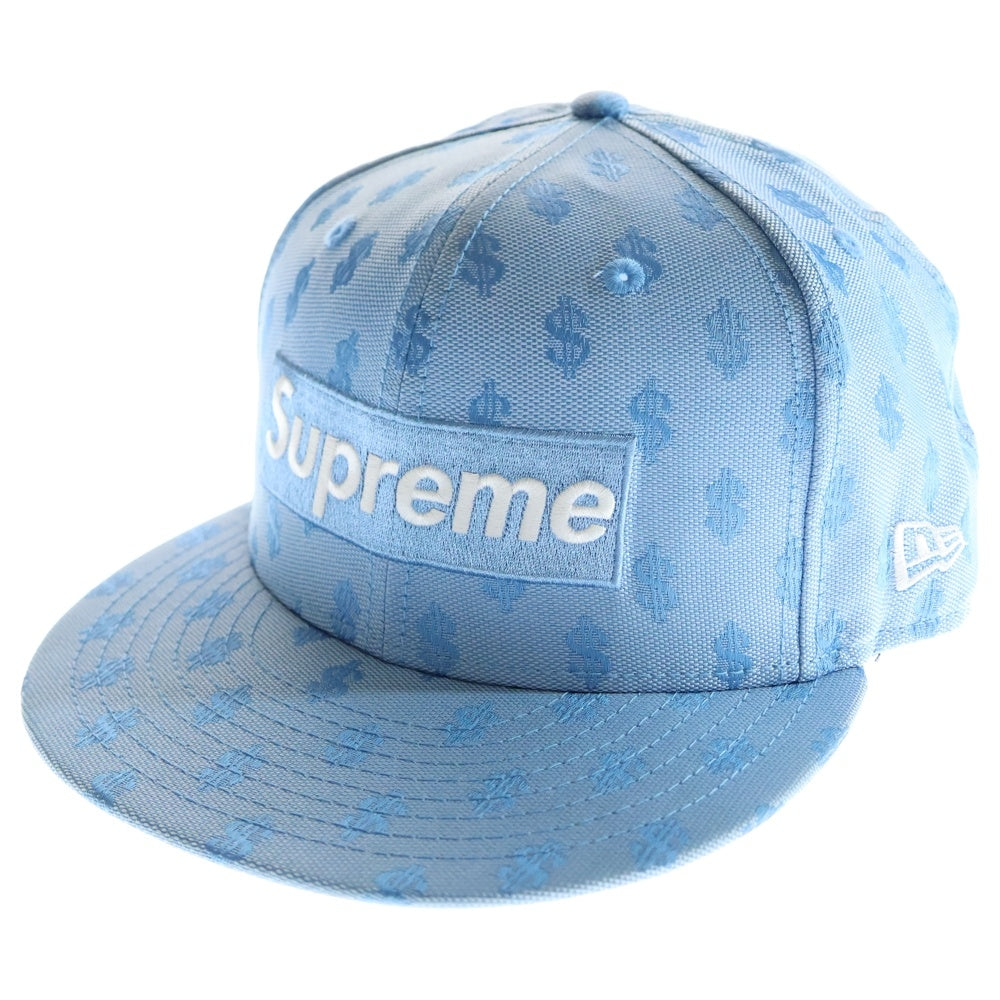 SUPREME(シュプリーム) 18SS ×NEW ERA Monogram Box Logo Cap ニューエラ モノグラム ボックス ロゴ キャップ 帽子 ブルー