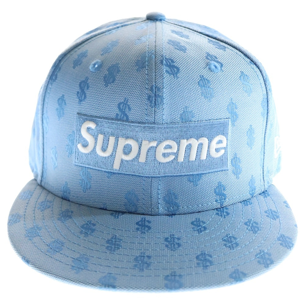 SUPREME(シュプリーム) 18SS ×NEW ERA Monogram Box Logo Cap ニューエラ モノグラム ボックス ロゴ キャップ 帽子 ブルー
