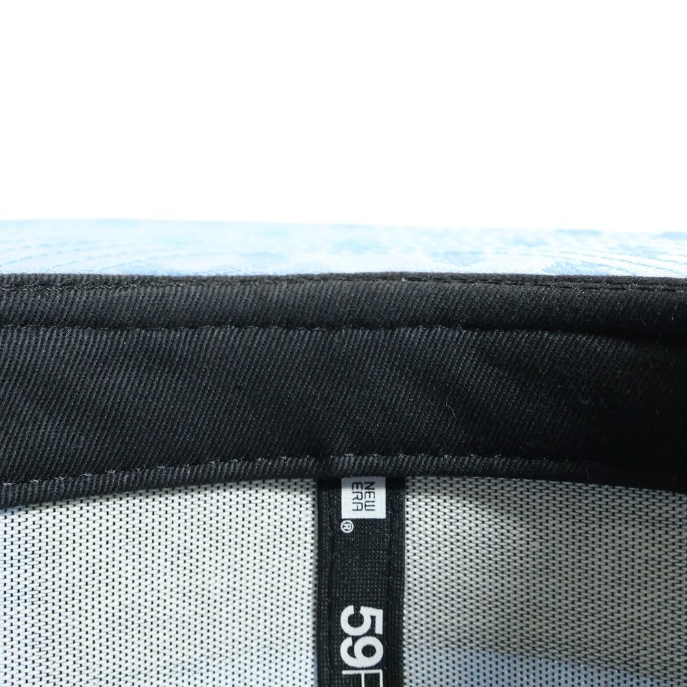 SUPREME(シュプリーム) 18SS ×NEW ERA Monogram Box Logo Cap ニューエラ モノグラム ボックス ロゴ キャップ 帽子 ブルー