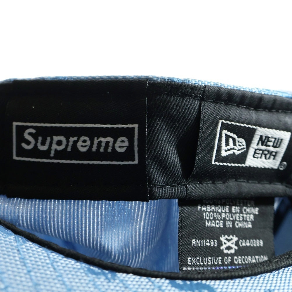 SUPREME(シュプリーム) 18SS ×NEW ERA Monogram Box Logo Cap ニューエラ モノグラム ボックス ロゴ キャップ 帽子 ブルー