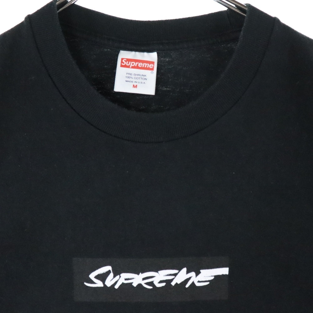 SUPREME(シュプリーム) 24SS Futura Box Logo Tee フューチュラ ボックス ロゴ クルーネック半袖Tシャツ カットソー ブラック