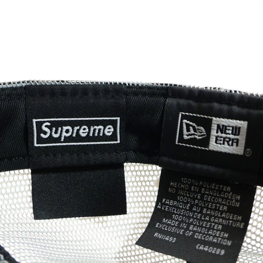 SUPREME(シュプリーム) 24SS ×NEW ERA Box Logo Mesh Cap ニューエラ ボックス ロゴ メッシュ キャップ 帽子 グレー