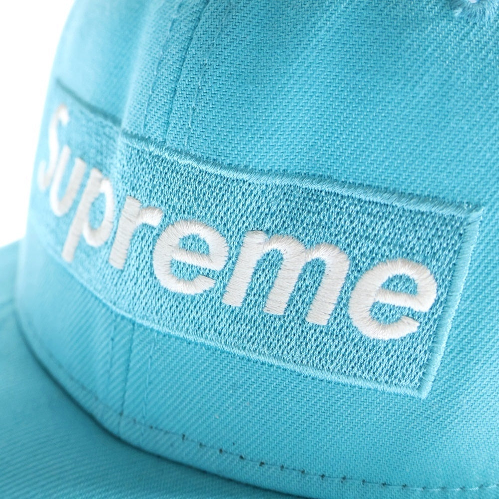 SUPREME(シュプリーム) 23SS ×NEW ERA Box Logo Mesh Cap ニューエラ ボックス ロゴ メッシュ キャップ 帽子 ブルー