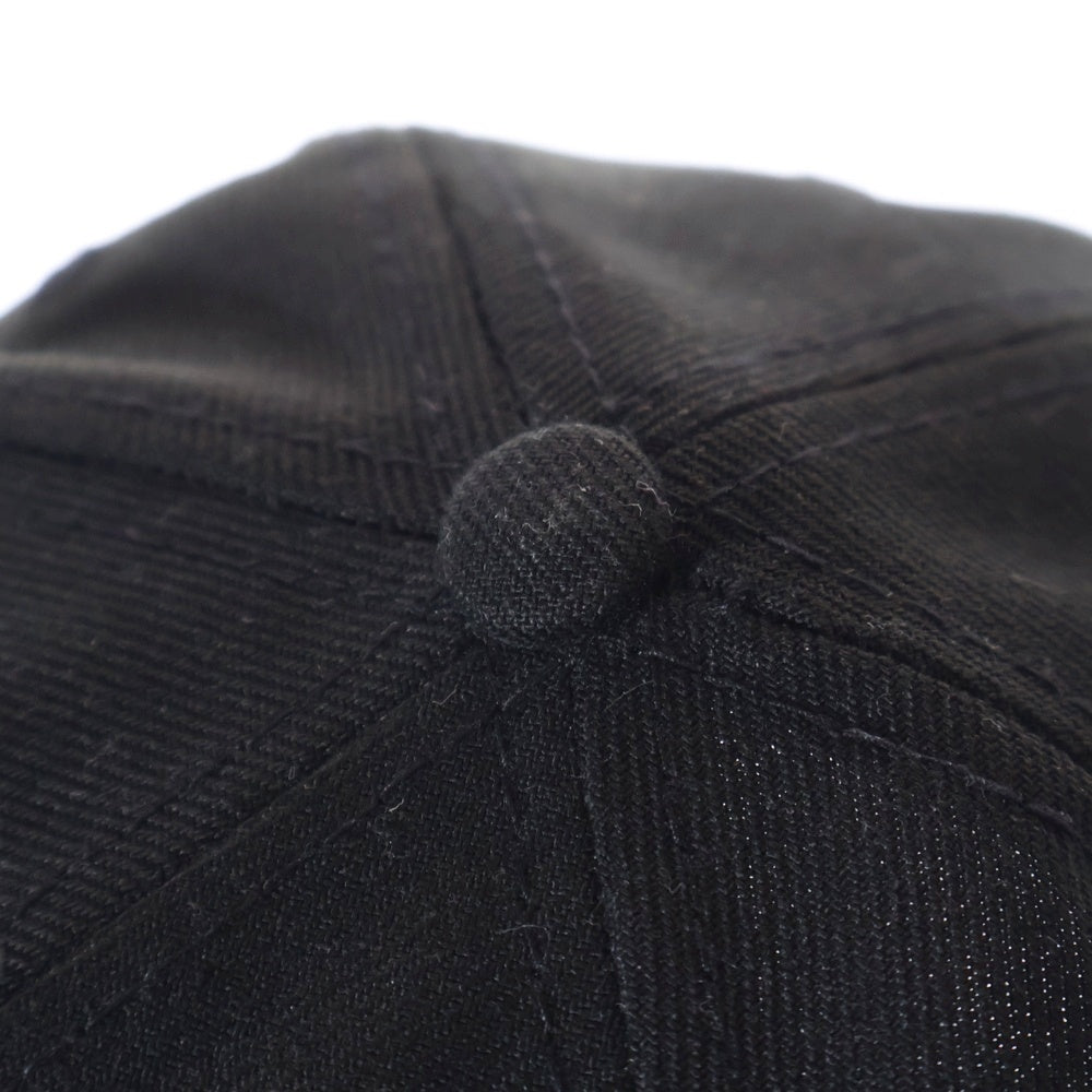 SUPREME(シュプリーム) 22AW ×NEW ERA Money Box Logo Cap マネー ボックスロゴ 6パネル ベースボールキャップ 帽子 ブラック