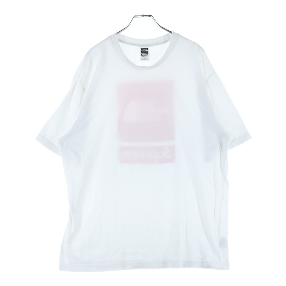 SUPREME(シュプリーム) 24SS ×THE NORTH FACE S/S Top Tee ザノースフェイス ショートスリーブ トップ クルーネック半袖Tシャツ カットソー ホワイト NT02412I