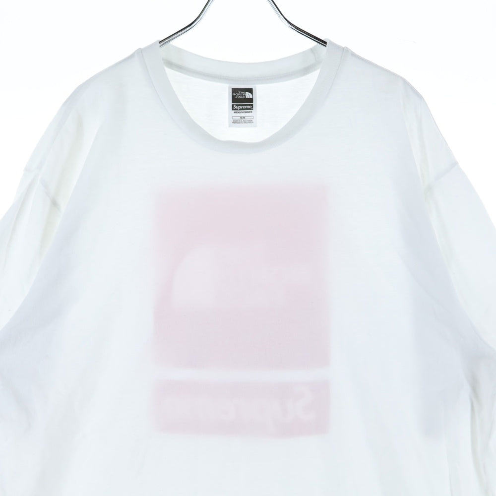 SUPREME(シュプリーム) 24SS ×THE NORTH FACE S/S Top Tee ザノースフェイス ショートスリーブ トップ クルーネック半袖Tシャツ カットソー ホワイト NT02412I