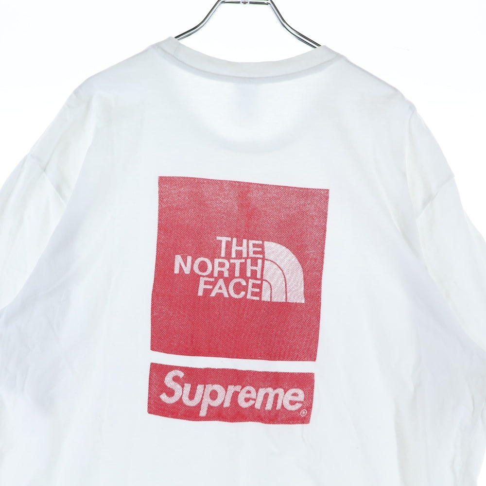 SUPREME(シュプリーム) 24SS ×THE NORTH FACE S/S Top Tee ザノースフェイス ショートスリーブ トップ クルーネック半袖Tシャツ カットソー ホワイト NT02412I