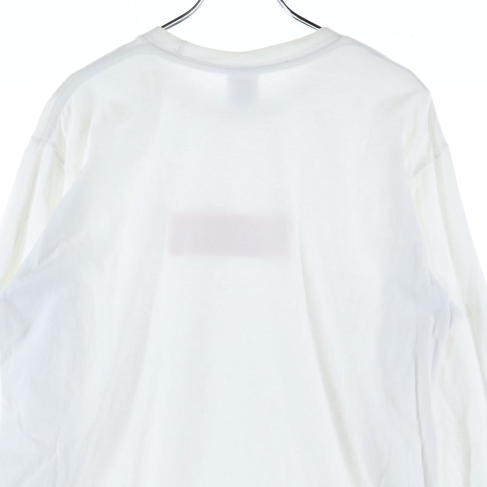 SUPREME(シュプリーム) Box Logo L/S Tee ボックス ロゴ ロングスリーブ クルーネック長袖Tシャツ カットソー ホワイト
