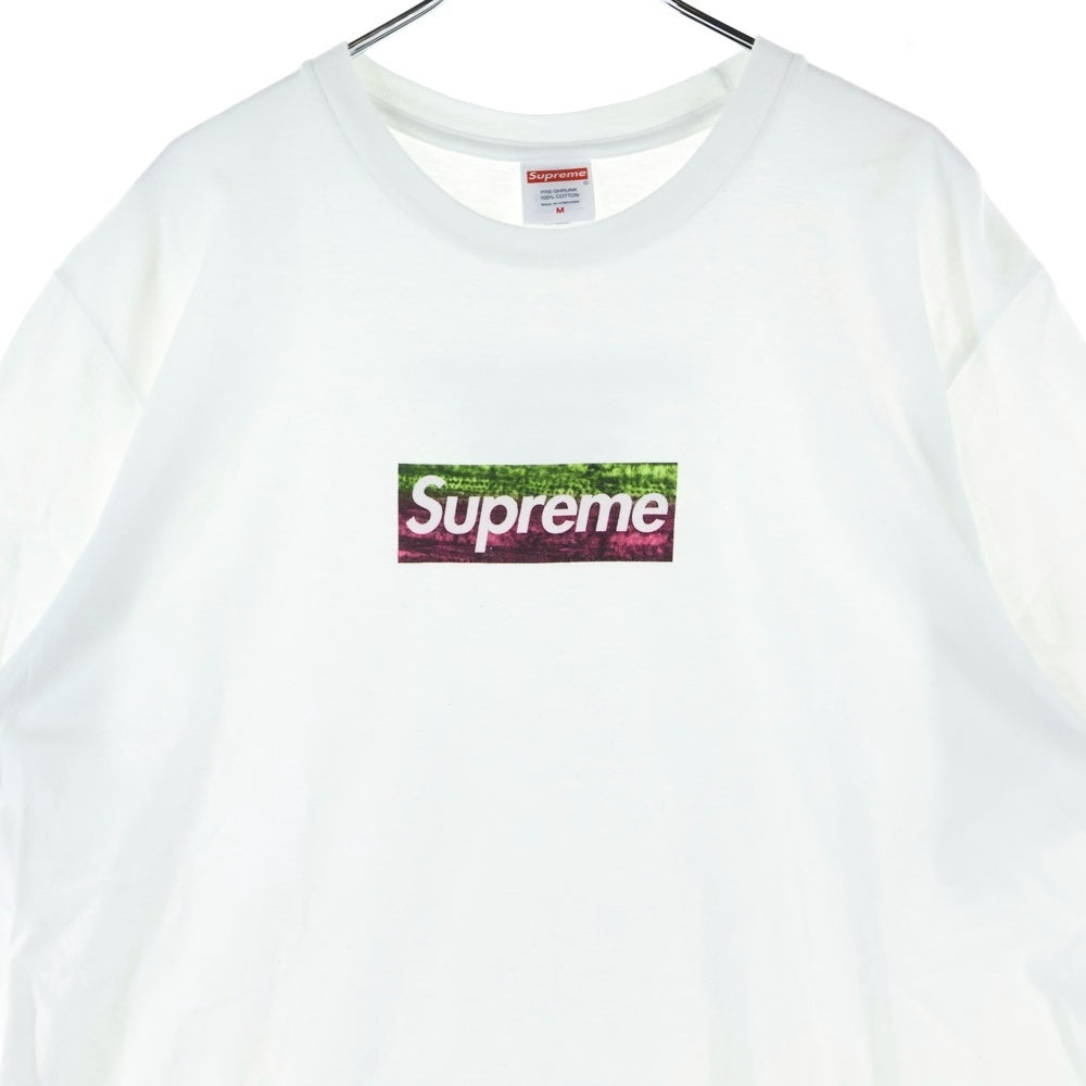 SUPREME(シュプリーム) 25SS Fire Relief Box Logo Tee ファイアー リリーフ ボックス ロゴ クルーネック半袖Tシャツ カットソー ホワイト