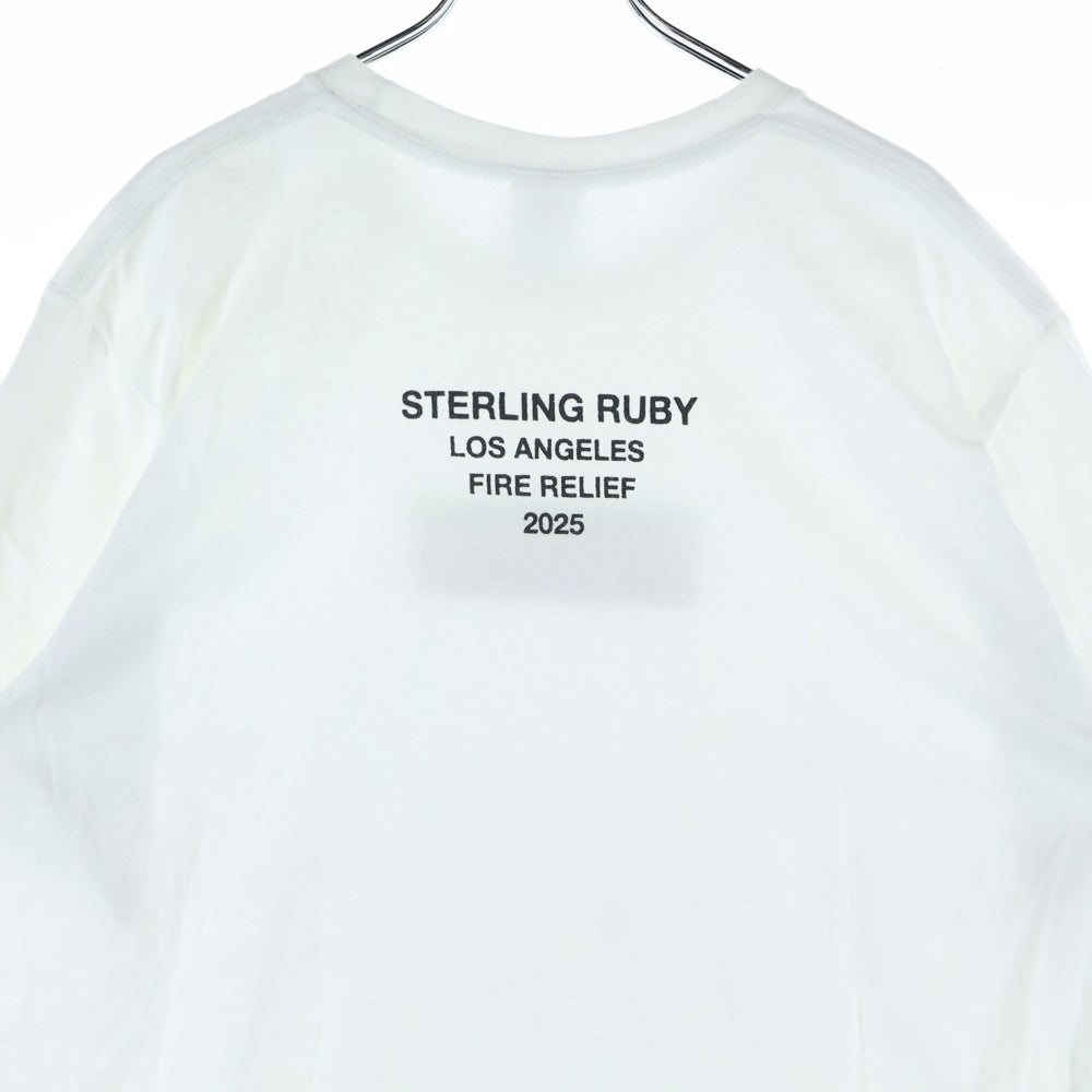 SUPREME(シュプリーム) 25SS Fire Relief Box Logo Tee ファイアー リリーフ ボックス ロゴ クルーネック半袖Tシャツ カットソー ホワイト