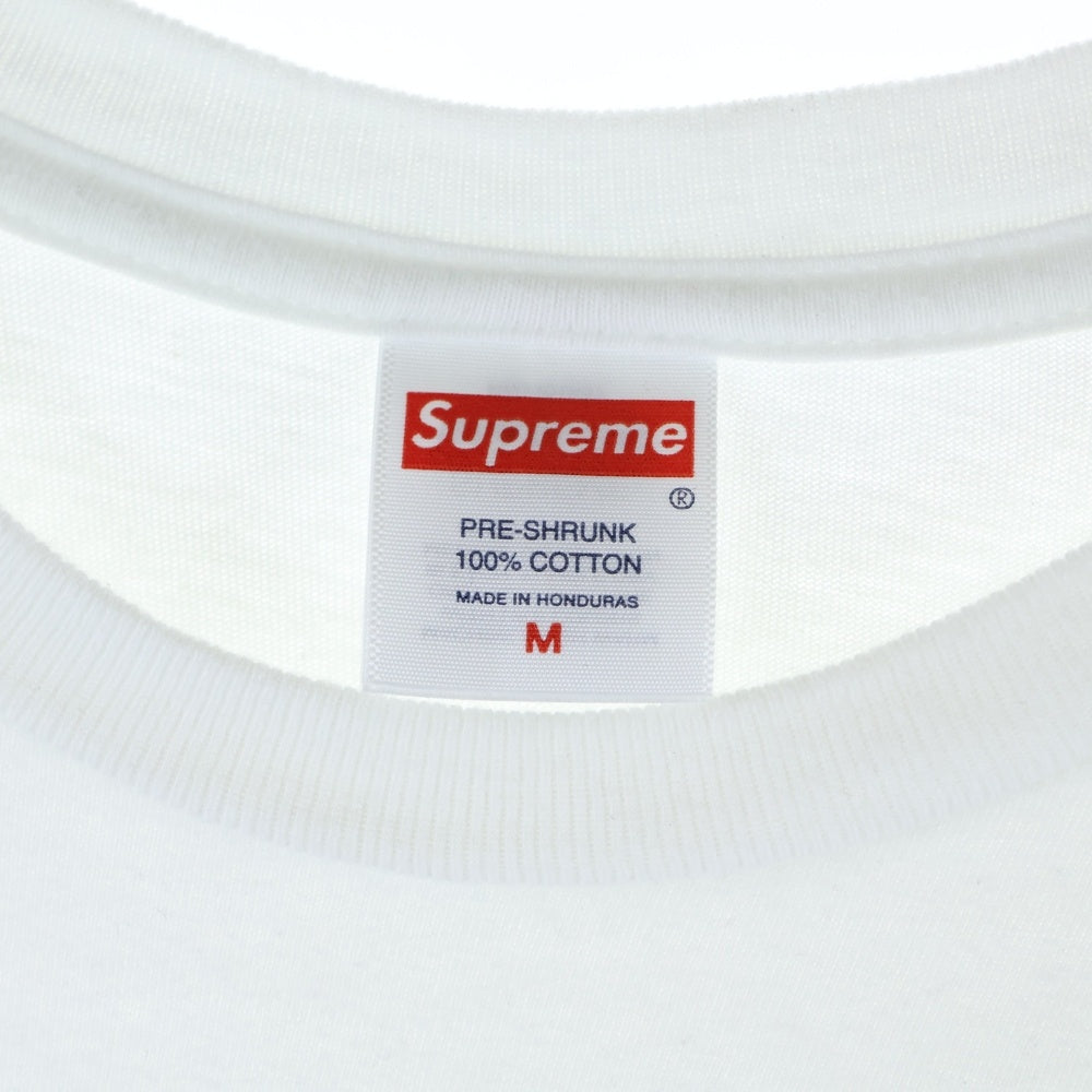 SUPREME(シュプリーム) 25SS Fire Relief Box Logo Tee ファイアー リリーフ ボックス ロゴ クルーネック半袖Tシャツ カットソー ホワイト