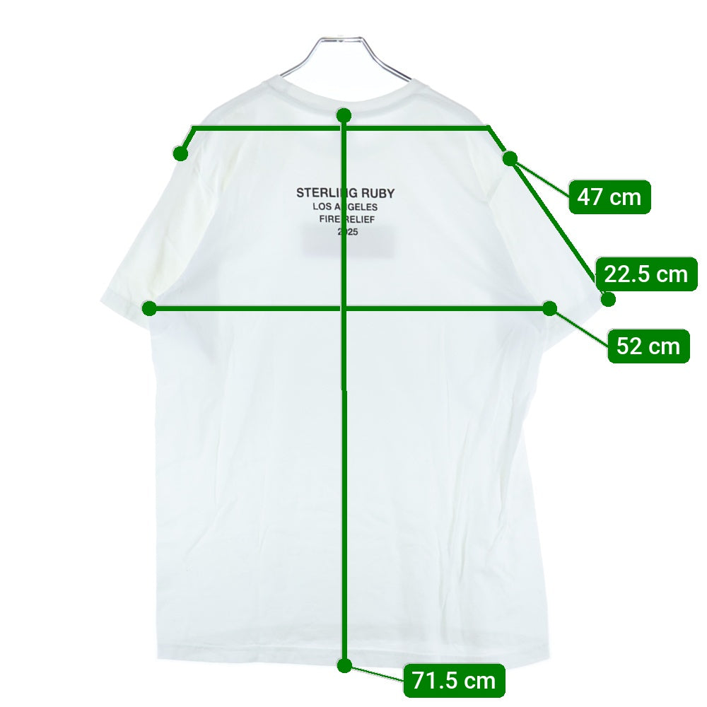 SUPREME(シュプリーム) 25SS Fire Relief Box Logo Tee ファイアー リリーフ ボックス ロゴ クルーネック半袖Tシャツ カットソー ホワイト