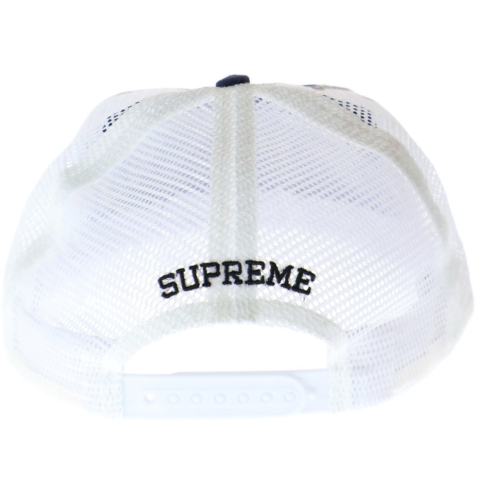 SUPREME(シュプリーム) 23AW Camacho Mesh Back 5 Panel カマチョワッペン 5パネル メッシュ トラッカーキャップ ネイビー