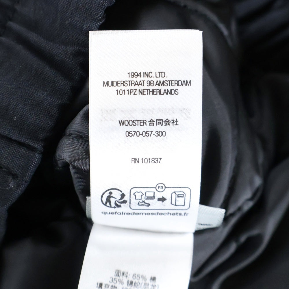 SUPREME(シュプリーム) 25SS Leather Collar Utility Jacket レザーカラー ユーティリティージャケット ブルゾン ブラック
