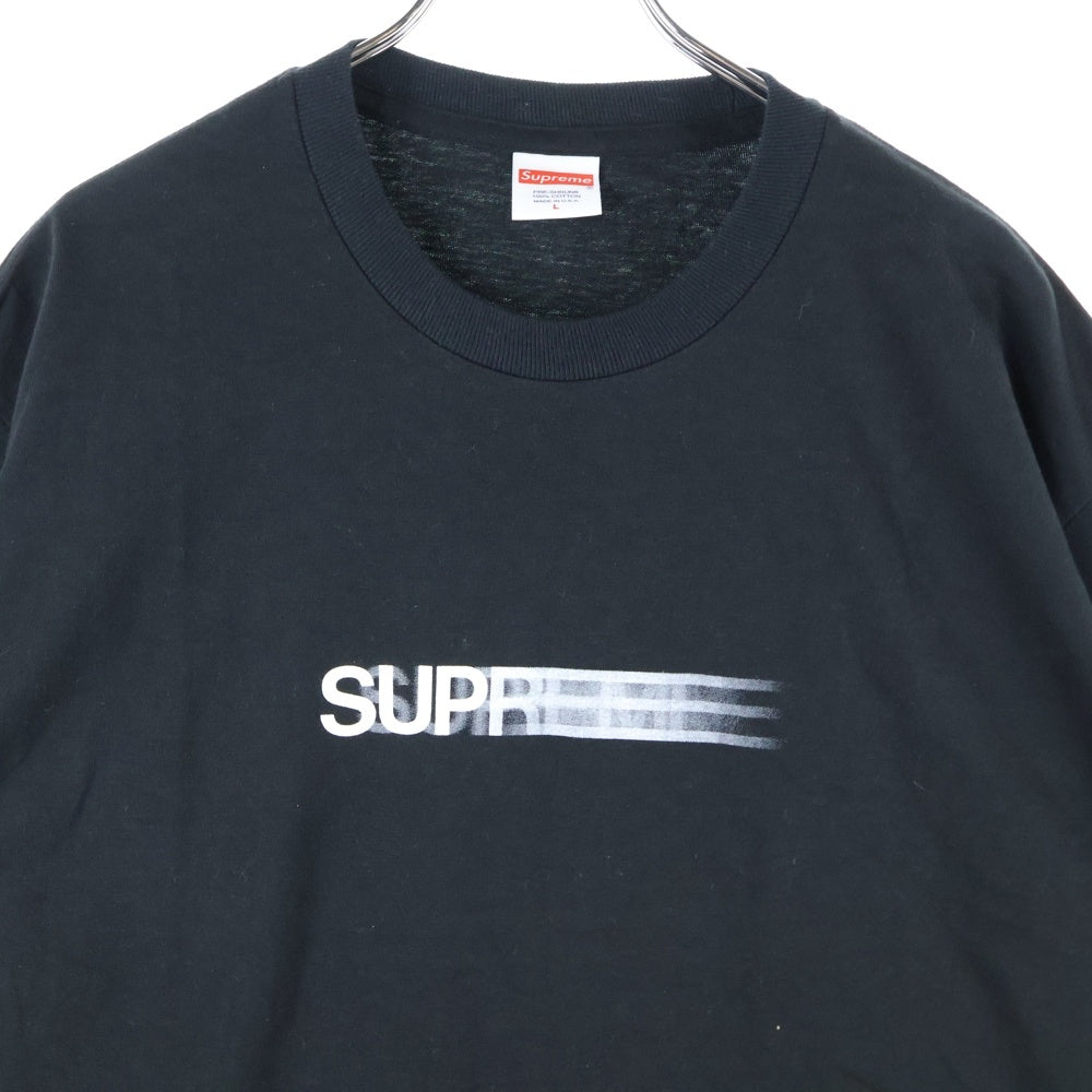 SUPREME(シュプリーム) 20SS Motion Logo Tee モーションロゴ クルーネック 半袖Tシャツ カットソー ブラック