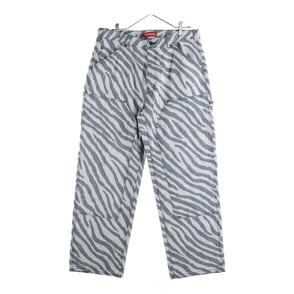 SUPREME(シュプリーム) 24SS Double Knee Painter Pant Zebra ゼブラ ダブルニー ペインターパンツ ホワイト/ブラック