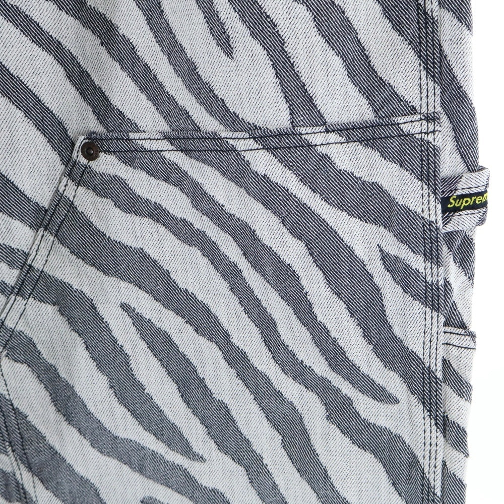 SUPREME(シュプリーム) 24SS Double Knee Painter Pant Zebra ゼブラ ダブルニー ペインターパンツ ホワイト/ブラック