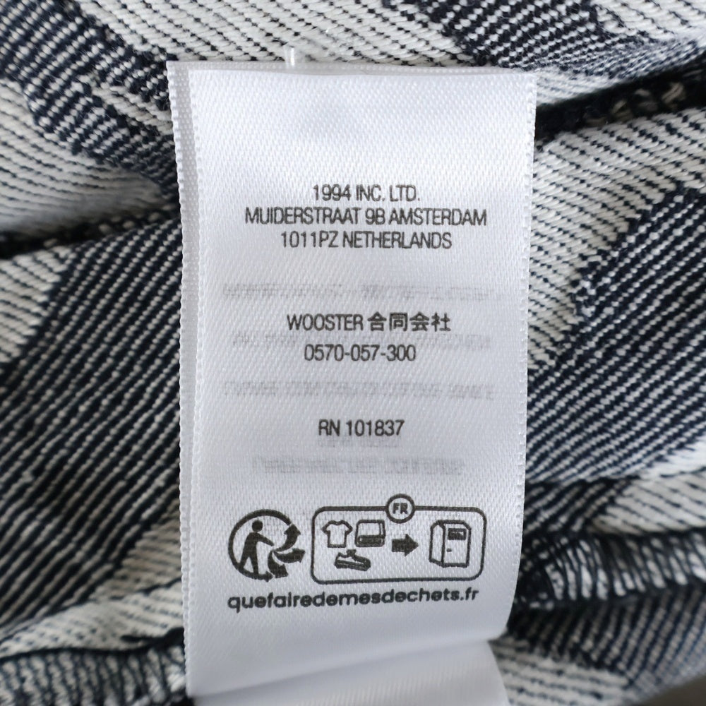 SUPREME(シュプリーム) 24SS Double Knee Painter Pant Zebra ゼブラ ダブルニー ペインターパンツ ホワイト/ブラック
