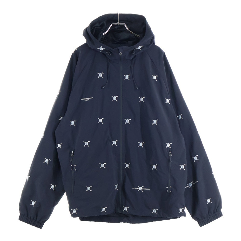 SUPREME(シュプリーム) 23SS ×UNDERCOVER Brainbone Track Jacket アンダーカバー ブレインボーン フーデッド ナイロン トラックジャケット ブラック