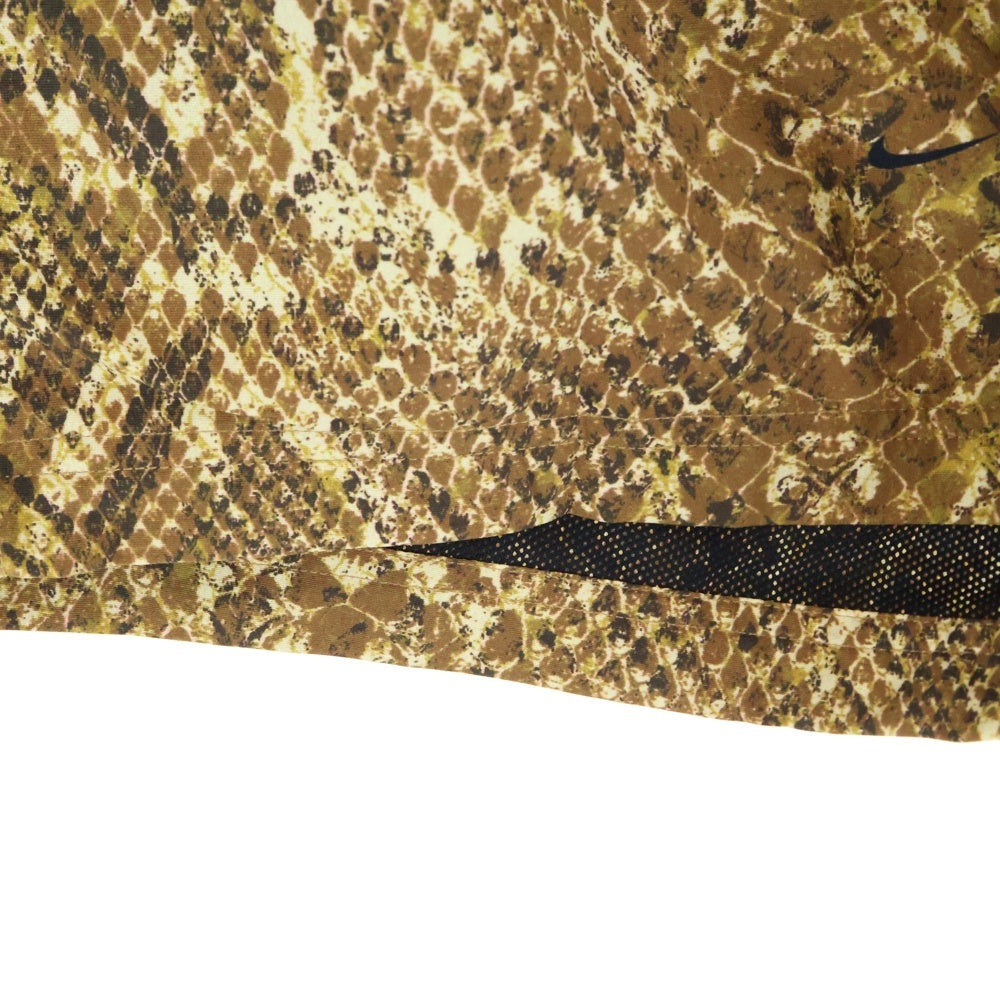 SUPREME(シュプリーム) 22AW ×NIKE ACG Nylon Trail Short Pant ナイキエーシージー パイソン ナイロン トレイルショーツ ハーフパンツ ゴールド DN3260-277