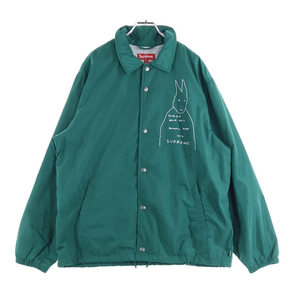 SUPREME(シュプリーム) 22SS Gummo Coaches Jacket ガンモ 両面プリント コーチジャケット グリーン
