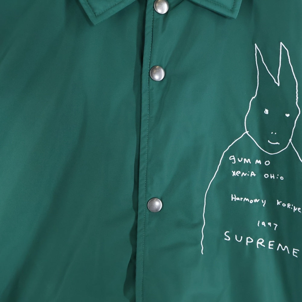 SUPREME(シュプリーム) 22SS Gummo Coaches Jacket ガンモ 両面プリント コーチジャケット グリーン