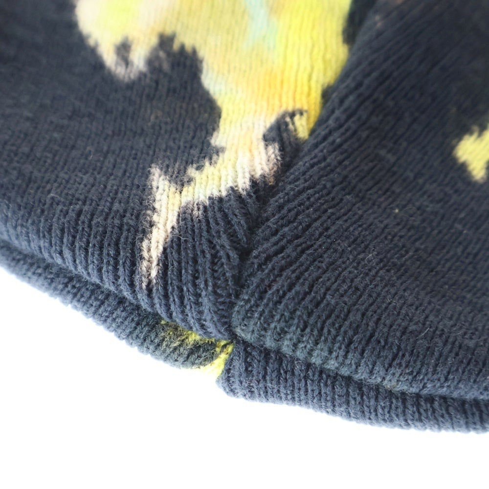 SUPREME(シュプリーム) 20SS Splatter Dyed Beanie スプラッターダイ ビーニー ニットキャップ 帽子 ブラック/マルチカラー