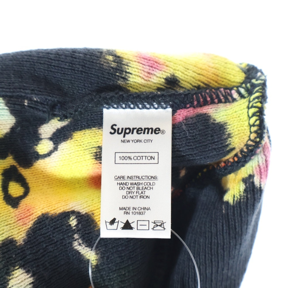 SUPREME(シュプリーム) 20SS Splatter Dyed Beanie スプラッターダイ ビーニー ニットキャップ 帽子 ブラック/マルチカラー