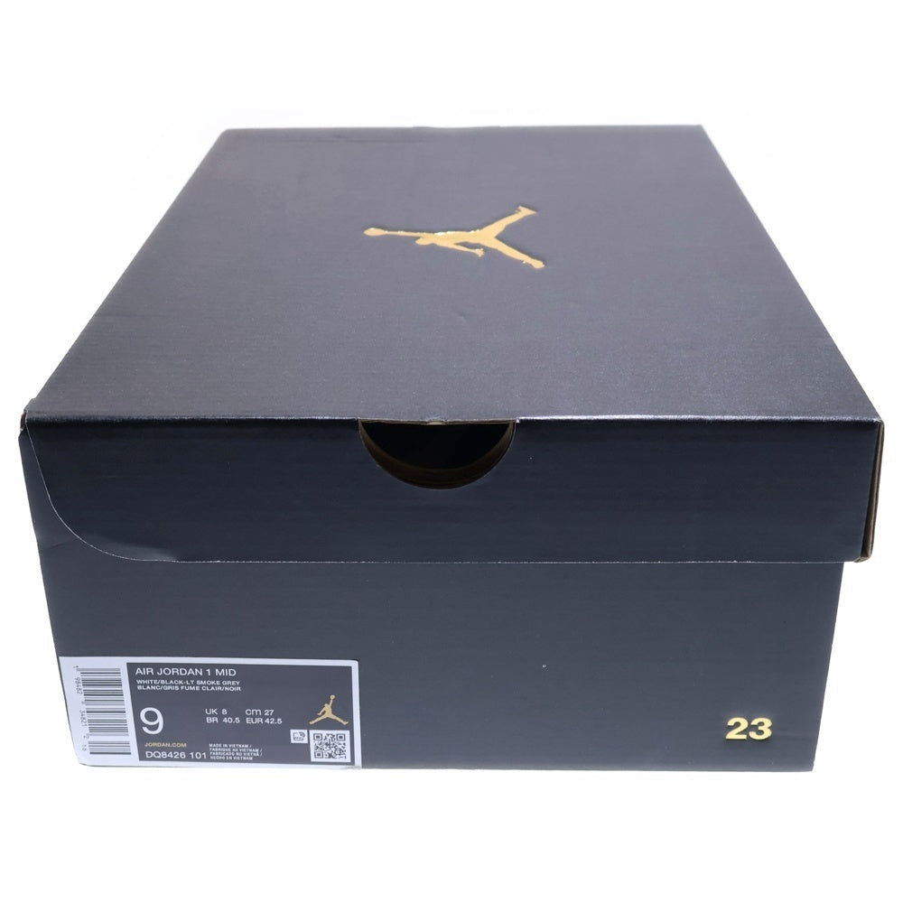 NIKE(ナイキ) AIR JORDAN 1 MID BARONS エアジョーダン1 バロンズ ミッドカット スニーカー グレー/ブラック US9/27cm DQ8426-101