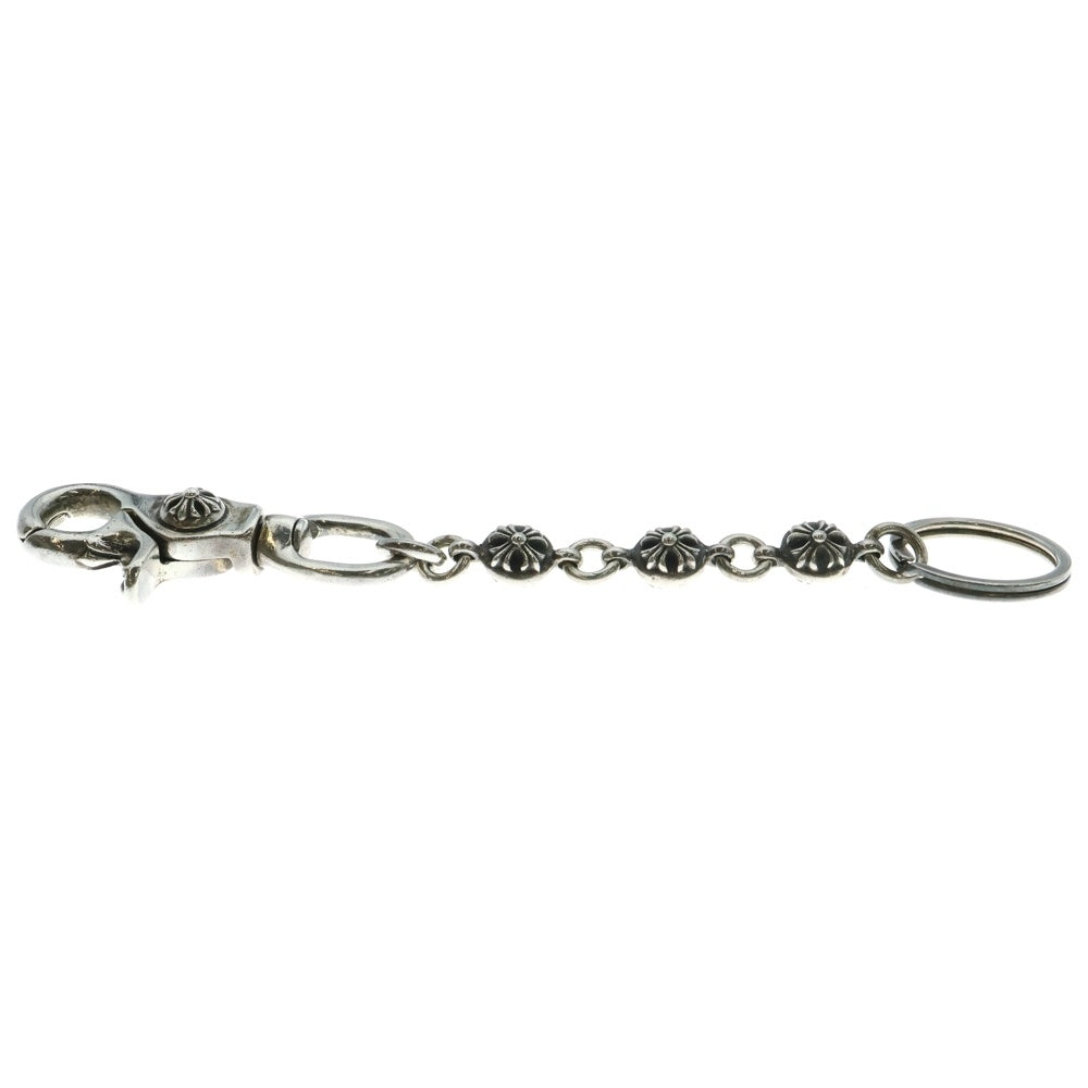 CHROME HEARTS(クロムハーツ) CLIP NO2 BALL 3D/#2クロスボール キーチェーン キーリング シルバー