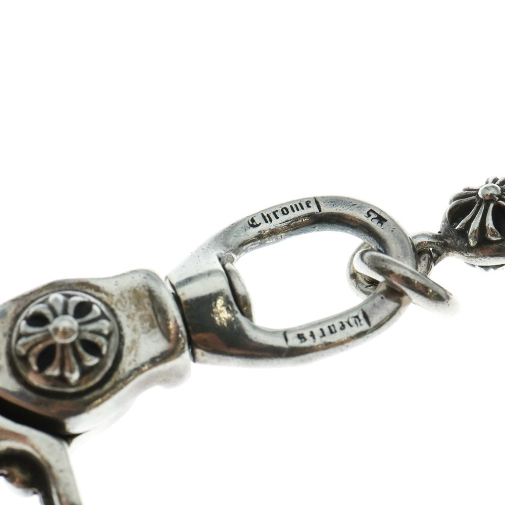 CHROME HEARTS(クロムハーツ) CLIP NO2 BALL 3D/#2クロスボール キーチェーン キーリング シルバー