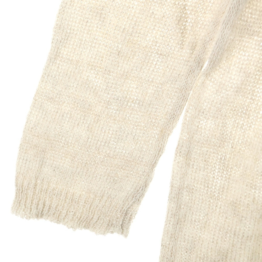 COMME des GARCONS HOMME PLUS(コムデギャルソンオムプリュス) AD1995 90S ニットロングスリーブ クルーネックシャツ ベージュ PN-100060