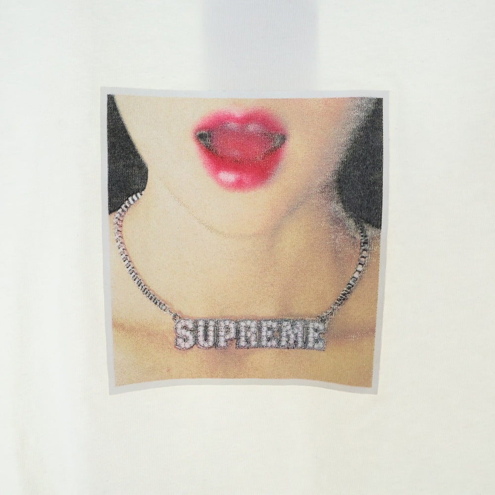 SUPREME(シュプリーム) 18SS Necklace Tee ネックレスフォトスプリント 半袖Tシャツ カットソー ホワイト