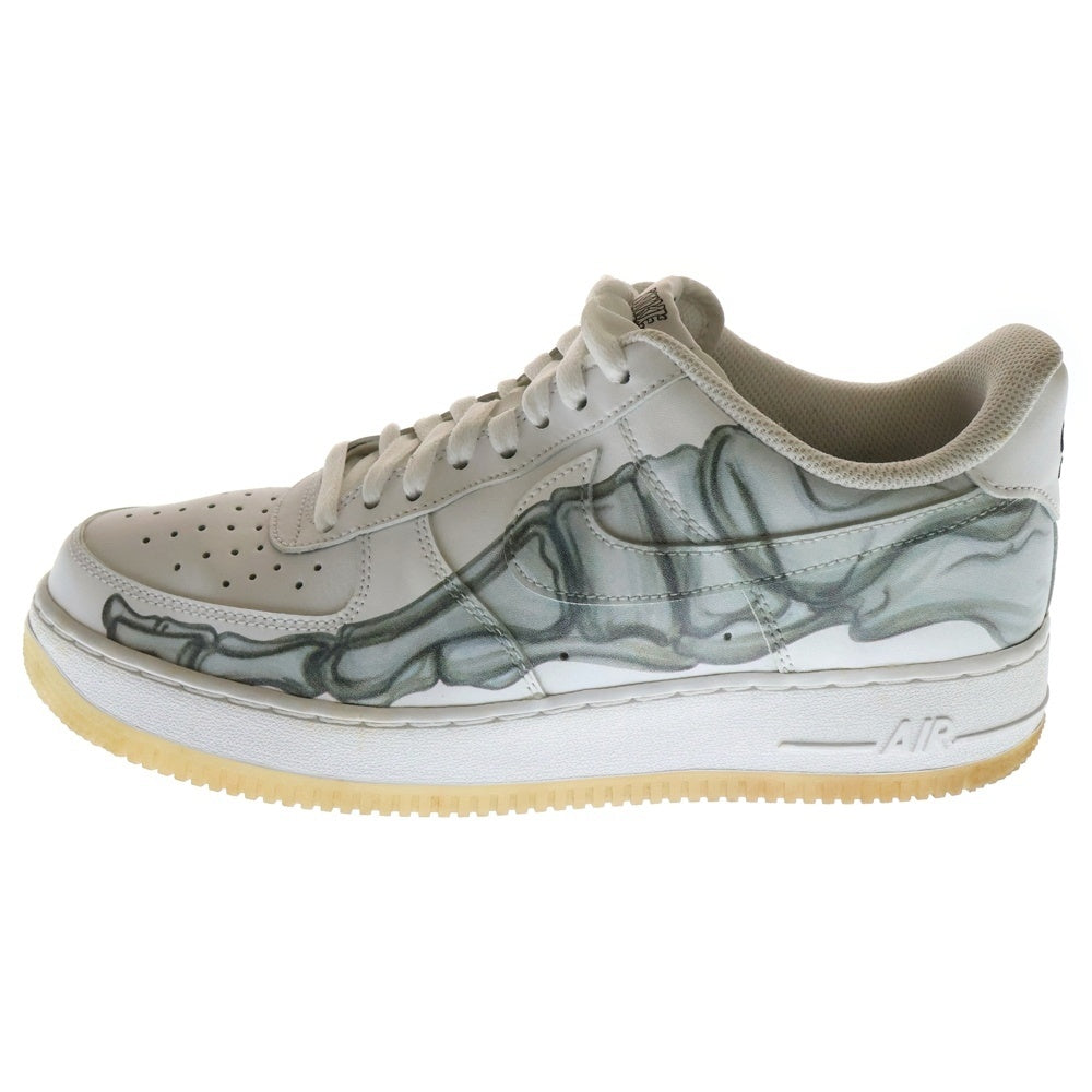 NIKE(ナイキ) AIR FORCE 1 LOW WHITE SKELETON エアフォース1 ホワイトスケルトン ローカットスニーカー ホワイト US8.5/26.5cm BQ7541-100
