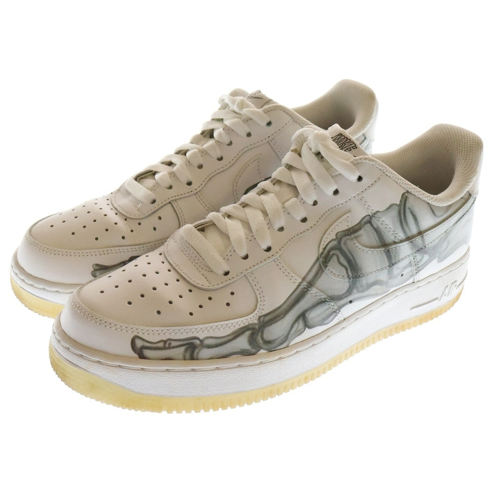 NIKE(ナイキ) AIR FORCE 1 LOW WHITE SKELETON エアフォース1 ホワイトスケルトン ローカットスニーカー ホワイト US8.5/26.5cm BQ7541-100