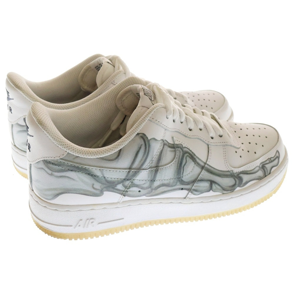 NIKE(ナイキ) AIR FORCE 1 LOW WHITE SKELETON エアフォース1 ホワイトスケルトン ローカットスニーカー ホワイト US8.5/26.5cm BQ7541-100