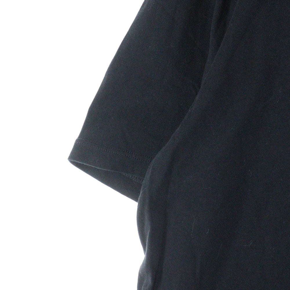 VALENTINO(ヴァレンティノ) VLTN ロゴ プリント クルーネック 半袖 Tシャツ カットソー ブラック SB3MG07D3V6