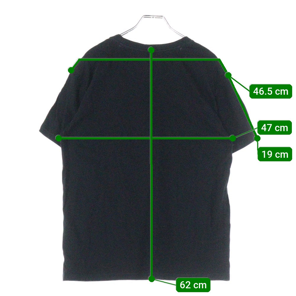 VALENTINO(ヴァレンティノ) VLTN ロゴ プリント クルーネック 半袖 Tシャツ カットソー ブラック SB3MG07D3V6