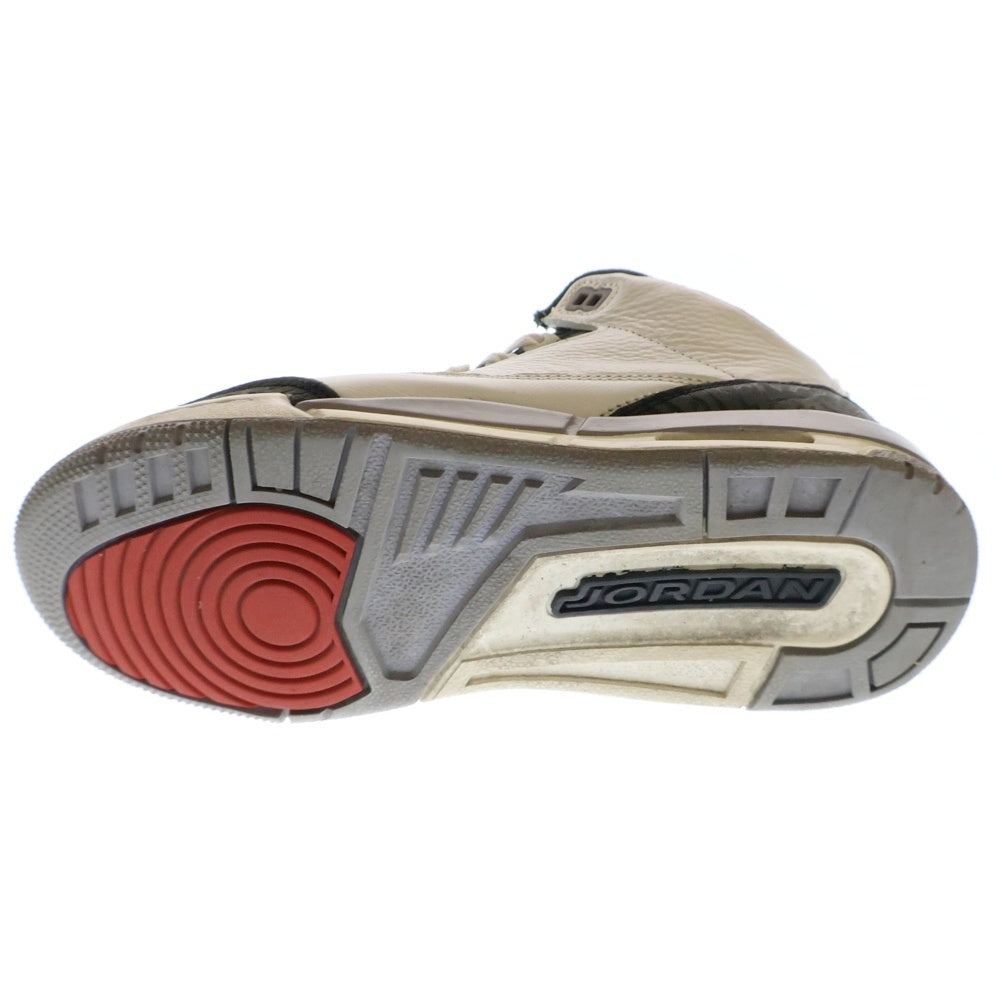NIKE(ナイキ) AIR JORDAN 3 RETRO CEMENT GREY エアジョーダン3 レトロ セメントグレー ハイカットスニーカー ホワイト/グレー レディース US6Y/24cm DM0967-106