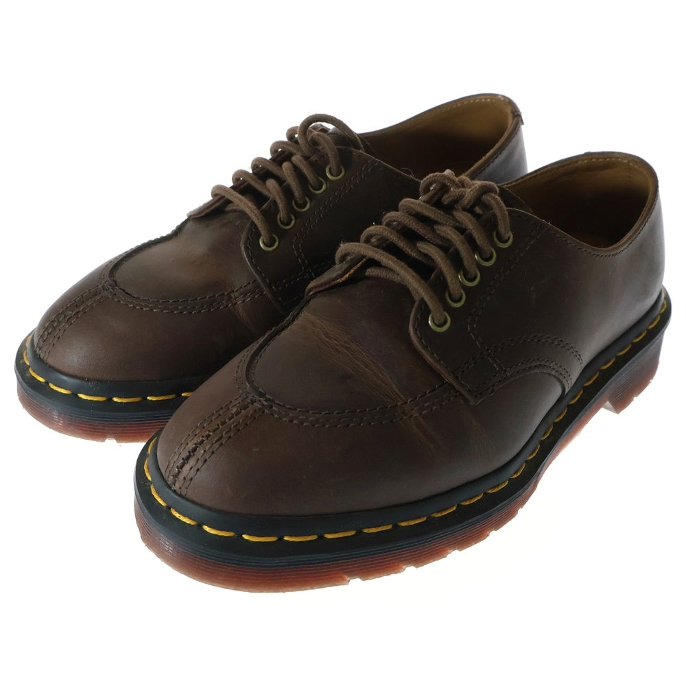 Dr.Martens(ドクターマーチン) 2046 Crazy Horse Leather 5ホール レースアップ ローカット レザー ドレスシューズ レディース ダークブラウン